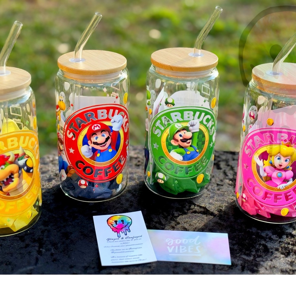16oz Handmade Glass Cups